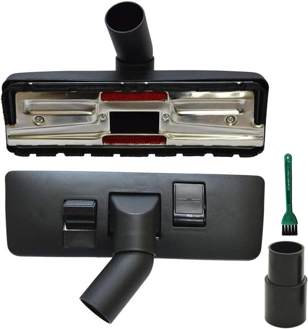 EZ SPARES 1 1/4 inch 32mm Universal Vacuum Cleaner Euro Floor Brush Head Brush Attachment For Floor and Carpet Combo Tool New Designed to Fit Hoover, Eureka, Rainbow,Shop VAC