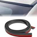 Windshield Rubber Seal Strip - 1.7M/ 5.6Ft Rubber Weather Stripping Window Seal Strirp Moulding Trim, Sunroof Seal for Car/Truck/SUV Front Rear Windshield (1PC)