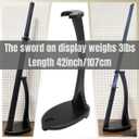 Sword Stand Vertical Samurai Sword Katana Tanto Holder Stand Display Swan Shape 23cm / 44cm / 58cm