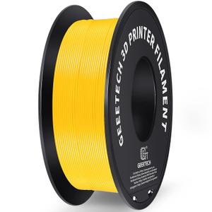 Geeetech Yellow PLA Filament 1.75mm, 3D Printer Filament Dimensional Accuracy +/- 0.03mm, Upgrade Tidy Winding Tangle-Free, 1kg Spool(2.2lbs) Fit Most FDM 3D Printers