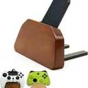 Solid wood gamepad stand, game equipment, controller stand, suitable for Xbox, PS4, PS5, is a good helper for organizing gamepads on the desk, and also the best gift for your son, husband, boyfriend
