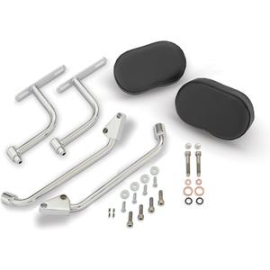 Show Chrome Accessories 30-202 Black Passenger Armrests for Indian Motorcycles