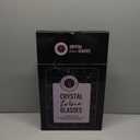 Gusto Nostro Crystal Wine Glasses Set of 4, 22 Oz Long Stem Modern Wine Glasses for White and Red Wine, Dishwasher Safe, Fancy, Elegant, Large and Tall Wine Glass for Wedding Christmas Anniversary (Crystal Design 3)