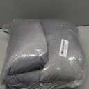 Geelin 6 Pack Small Pillows for Travel 7"x11" Mini Pillows Bulk with Zipper Epe Foam Soft Machine Washable Tiny Cushion for Sleeping Airplane Car Neck Lumbar Support Nap Wrist Knee Pets Dogs(Gray)