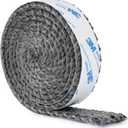 2 x Stanbroil Stove Gasket Tape, 1" Width, 1/8" Thick 72" Length Self Adhesive Flat Gasket for Stoves and Fireplaces, High Temperature Fiberglass Gasket Tape