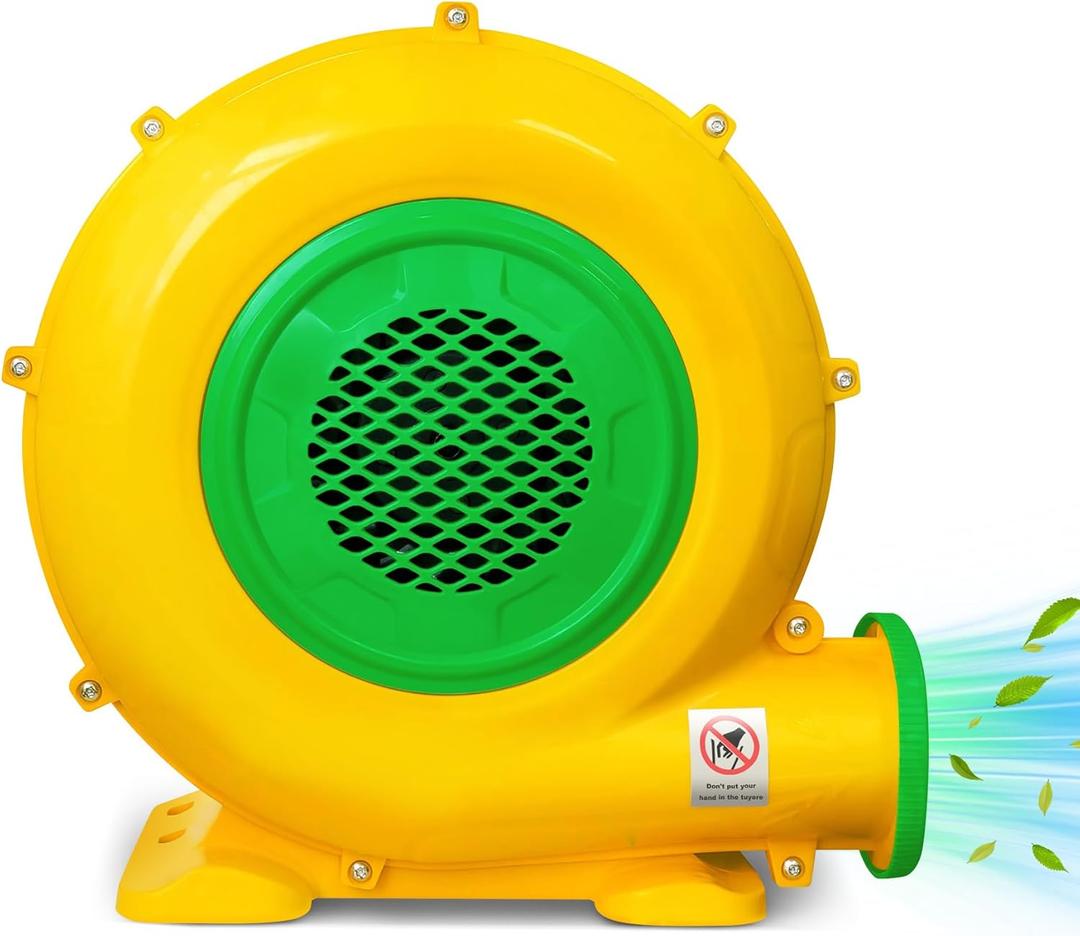 Blower for Bounce House - 750W Bounce House Blower, Portable and Powerful Air Blower for Inflatable Water Slide, Commercial Bubble House, Bouncy Castle, Inflatables Arch, Indoor & Outdoor