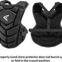 Easton | Black Magic 3.0 Youth Baseball Catcher Gear Set | Helmet, Chest Protector & Leg Guards | Large | Ages 9 -12