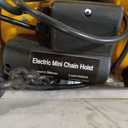 Electric Chain Hoist 15 FT Lifting Height, 110V Electric Hoist, Single Phase Overhead Crane with G100 Chain, 10 ft Wired Remote Control for Garage, Shop, Hotel, Home