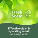 Clorox Disinfecting Cleaning Wipes for Spring Cleaning & Allergy Season, Bleach Free, Fresh Scent and Crisp Lemon, 75 Count Each, Pack of 2
