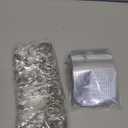 Sasylvia 60 Pcs Beadable Keychain Bars Bulk Making Kit 20 Beaded Keychain 20 Bag 20 Thank You Cards for DIY Keyrings Charms(Silver)