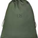 US Military Barracks Cotton Canvas Laundry Bag, Olive Green