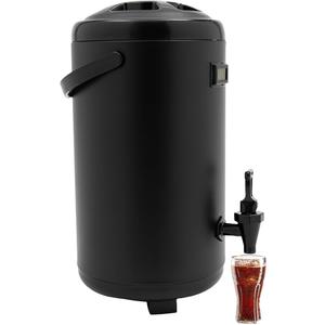 CUBELLIN Insulated Beverage Dispenser (12L / 2 & 1.5 Gallon Options) – Stainless Steel Hot & Cold Drink Barrel with Spigot and Electronic Thermometer