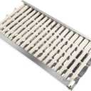 Radiant Tray and Ceramic Rod Replacement Kit for DCS Gas Grill Model BGA36, BGA48, BGB36, BGB48, 27D-8QRN, 27D-BQRL, and More, 18 5/8" x 9 7/8" Each