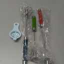 Semi-automatic Whisk, Stainless Steel Egg Beater, Hand Push Rotary Whisks Mixer Stirrer for Making Cream, Whisking, Beating and Stirring (3 Color)