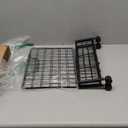 Under Bed Storage with Wheels, 360 Rotating, No-Assembly Underbed Storage Containers, 1 PACK (Black, Black)