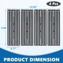 Grill Grates for Broil King Baron 300/400 Series, Broil King 320 S320 340 420 S420 440 Grills Parts, Huntington Rebel/Patriot 3 & 4 Burner Grills, Broil King 9225-84 9221-67 9221-64 9235-24 Parts