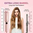 Automatic Curling Iron, Ceramic Curling Wand for Long Hair, Automatic Hair Curler, Rotating Curling Iron - Creating Soft Waves & Curls, Anti-Scald, Tangle-Free, Reminder Function, Automatic Power-Off