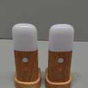 Motion Sensor Night Light, Rechargeable LED Long Lasting Battery, Warm Soft Glow, Cordless, Stick-Anywhere Magnetic Light for Hallway, Stairs, Bedroom, Nursery, Bathroom (2 Pack)