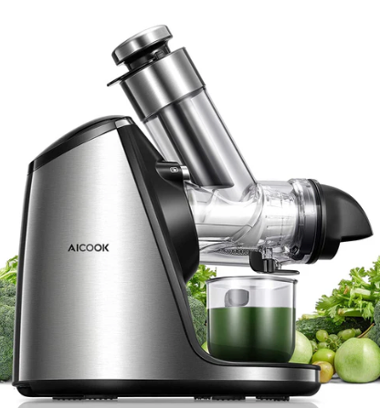 Cold - Press Juicer Eat Well Love Life Juicer Machines, Aicook, CC&Juice Recipes Included