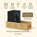 Cat Scratcher Box Art Dcor | Designer Cardboard Scratch Pads with Decorative Van Gogh-Inspired Design | Reversible Boards for Indoor Cats