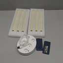 Homemory Rechargeable Flameless Taper Candles, Real Waxy LED Candlesticks Flickering, Battery Operated Candles with Remote Timer, 9.6 Inches for Home Wedding Christmas Decor, 6 Pcs, Ivory