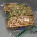 Rectangle small wicker baskets for sundries 3pcs storage bins.