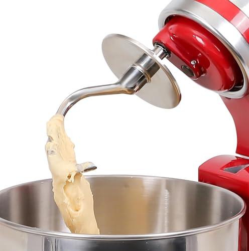 FavorKit Dough Hook for KitchenAid Tilt-head and 4.5-5.0 Quart Mixers, Polished Stainless Steel Dishwasher Safe Kneading Attachment for Bread,Pasta, Pizza FavorKit Dough Hook for KitchenAid Tilt-head and 4.5-5.0 Quart Mixers, Polished Stainless Steel Dishwasher Safe Kneading Attachment for Bread,Pasta, Pizza