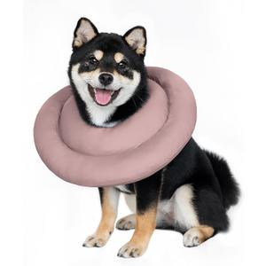 Elizabethan Collar for Medium Dogs & Cats - Soft, Adjustable, Post-Surgery Recovery Donut Collar (2XL(Neck Girth:8.7-19.2" Height:9.0-11.0"), PINK)