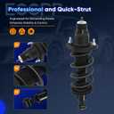 ECCPP Complete Strut Assembly Shock Absorber for Honda Civic 2001-2005