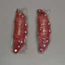 Brake Caliper Covers, Left Right Universal Red Aluminium Alloy Brake Caliper Covers, For 16-17 Inch Wheels (L)