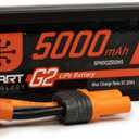 Spektrum 7.4V 5000mAh 2S 50C Smart LiPo G2 Hard Case: IC5, SPMX52S50H5