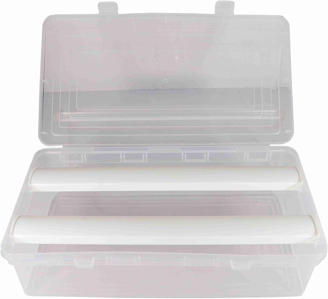 Arts Of India Two Rod Bangle Box For Women,Boxes For Storage Plastic Big Size,Jewellery Box For Travelling,Bride,Poratble Chudi Organizer For Travel,Transparent Organiser. (3 RODS)