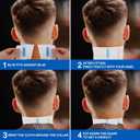 NICEMOVIC 5 Rolls Disposable Barber Paper Neck Strips Barber Accessories, Professional Barber Supplies Stretchy Paper Neck Strips for Salon Haircut Styling