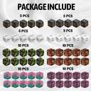 60 PCS MTG Dice Counters Keyword Counters Life Counter 1/+1 counters Commander Buff Tokens 6 Sided Dice Set for MTG, TCG, Card Games Accessories