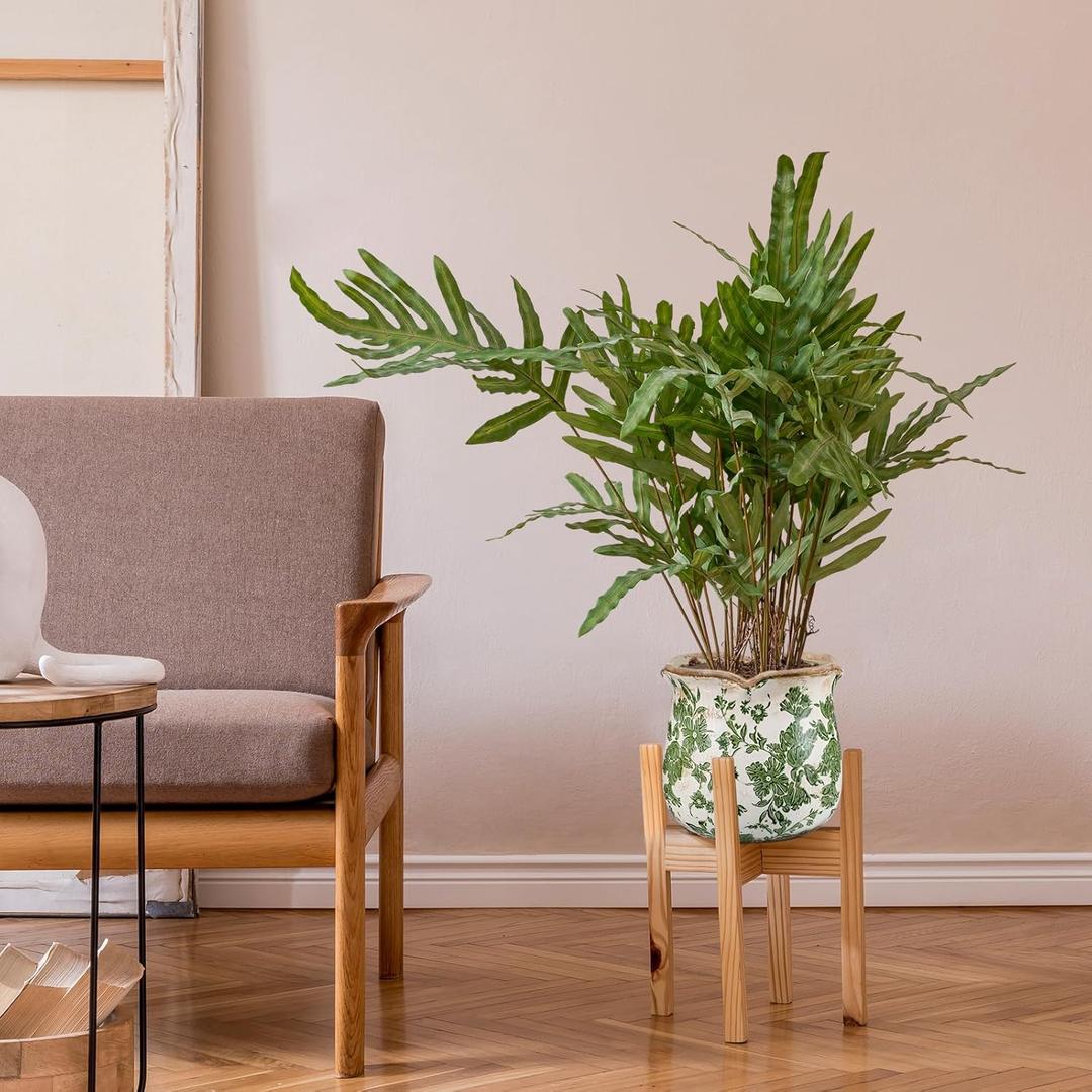 1 Pc Ceramic Planter 6 Inch Green Scroll Planter Decorative Plant Pots with Crackle Glaze for Home Garden Kitchen