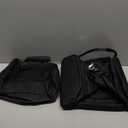 Weekender Bag for Women, Travel Duffel Bag Carry On Overnight Bag with Shoe Compartment Large Nylon Travel Weekend Tote Bag (9a-black)