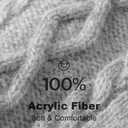 Winter Gloves Women - Warm Fleece Lined Winter Gloves with Touchscreen Fingers, Gloves for Women Cold Weather (Grey)