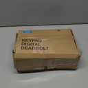 Veise Fingerprint Door Lock Set, Keyless Entry Door Lock, Front Handle Set, Electronic Keypad Deadbolt with Lever Handle, 2 Keys, Auto-Locking, One-time Codes, Easy to Install, Matte Black