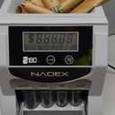 Nadex S180 Digital Coin Counter, Sorter, and Wrapper - Automatically Sorts and Counts Coin Batches, Stops on Full Coin Rolls