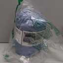 100% Cotton Fitted Sheet – King Size, Blue – Crisp Percale Weave, Brushed for Softness, Deep Pockets for Snug Fit, Breathable, Bottom Sheet by Linen Closet