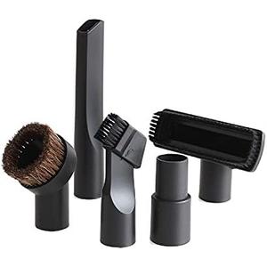 Buysk 32mm Vacuum Attachments Accessories, Vacuum Cleaning Set Brush Nozzle Crevice Tool with 35mm to 32mm Hose Adapter 5 Pcs