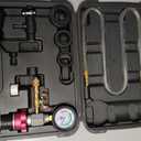 Coolant Vacuum Refill Kit Quick Airlift Coolant Refill Tool, Universal Adapters, Precise Flow Control Pneumatic Vacuum Fill Coolant, Cooling System Vacuum Purge & Refill Kit for Most Vehicles