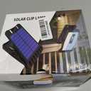 Led Solar Light with Human Body Sensing Clip Light/Outdoor 
