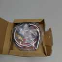 X AUTOHAUX Electric Fan Relay Kit with 185'F On-175'F Off Thread-in Probe 40A Radiator Electric Cooling Fan Wiring Install Kit Waterproof Automotive Fan Wiring Kit Controller 1 Set