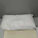 Goose Down Pillow for Sleeping, Hotel Quality 750 Fill Power Queen Size Pillow with Pillowcase - Bed Pillow for Master Bedroom, Support for Back, Side, Stomach Sleepers, 1 Pack, 20x30 Inch