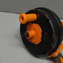 Drain Auger, Clog Remover with Drill Adapter, 25 Feet Flexible Plumbing Snake Use Manually or Powered for Kitchen, Bathroom and Shower Sink, Comes with Gloves (orange)