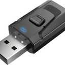 Bluetooth Transmitter, 4 in 1 USB Bluetooth5.0 Receiver Clear Sound Quality Plug and Play Stable Audio Adapter