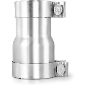 2.5 To 3 Inch Exhaust Adapter, 2.5" ID to 3" ID Exhaust Reducer Connector Pipe With Clamp