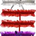 Lace Wedding Garter Bridal Lace Bowknot Garter Ribbon Belt Leg Ring for Women Girls Favor