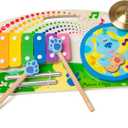 Melissa & Doug Blue's Clues & You! Wooden Music Maker Board (5 Instruments)